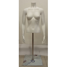 Полуторс 6A жіночий з п'єдесталом, руки прямі, біл