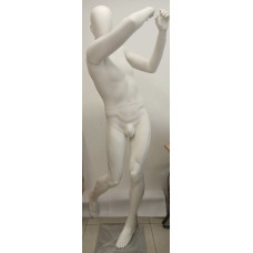 SYD-7 Манекен чоловічий БЕЗЛИКИЙ білий матовий, те