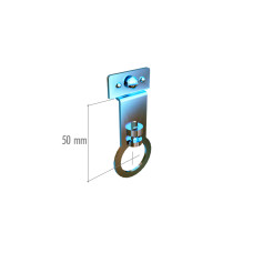 VR 6352 Держатель для трубы dm25 хром.