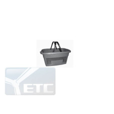 Корзинка пластиковая, BSK-7, 480х330х260 мм (голубая)