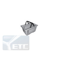 Кошик пластиковий жовтий, BSK-5, 460х320х230 мм