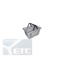 Корзинка пластиковая, BSK-5, 460х320х230 мм (желтая)