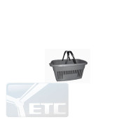 Кошик пластикова жовтий, BSK-7, 480х330х260 мм