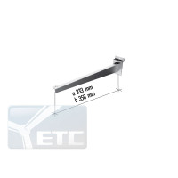 628a tw (фарба) Кронштейни для полиць 333mm.