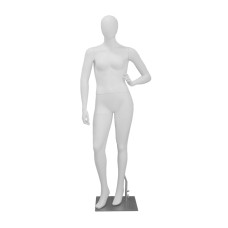 MONIKA-03 Манекен жіночий безликі білий матовий PL
